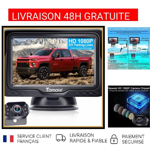 Kit caméra recul 1080p - caméra,