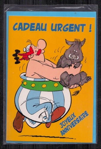 Carte anniversaire uderzo - carte,