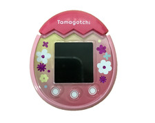Tamagotchi Pix Floral Pink Handheld Device Tested & Works!