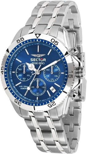 Montre homme chronographe bleu - montre,