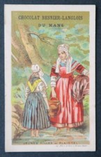 Chromo image publicitaire