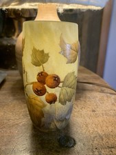 Rare daum vase Aux Baies D Églantiers