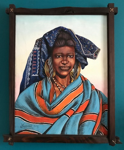 Tableau portrait jeune femme - jeune,