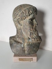 sculpture buste poseidon dieu