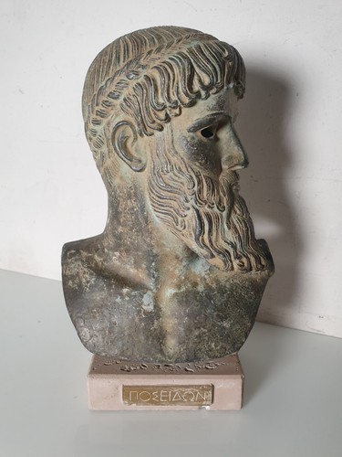 Sculpture buste poseidon - buste,