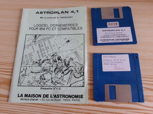 Logiciel ancien astroplan - ancien,