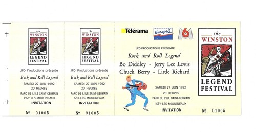 Rare ticket billet concert - rare,