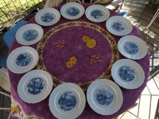 11 Assiettes à Dessert Moulin