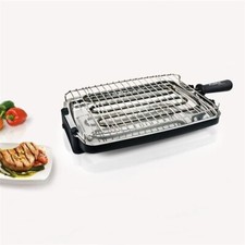 Barbecue Électrique Flama 421FL 2400W (34 x 29 cm) Noir 2400W - Acier inoxydable