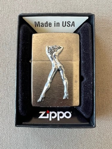 Zippo girl silver collector - zippo,