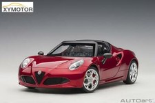 Autoart 1/18 ALFA ROMEO 4C SPIDER Diecast Model Car Toy Gifts Collection Display