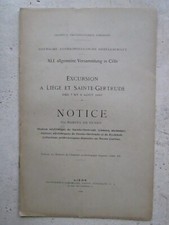 Neolithic Station Notice of SAINTE-GERTRUDE, 1910.