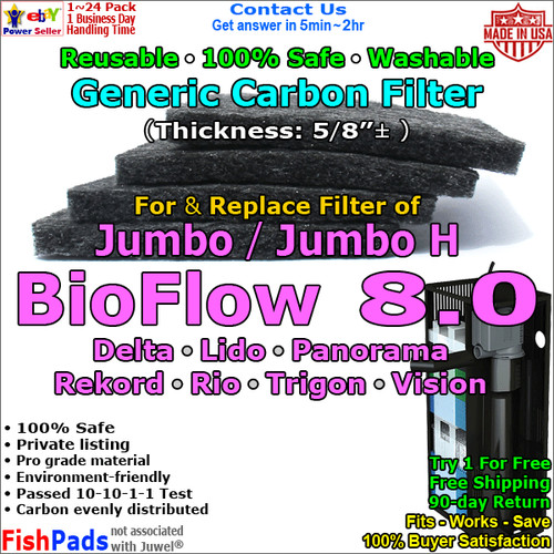 For juwel jumbo bioflow - bioflow, 8.0