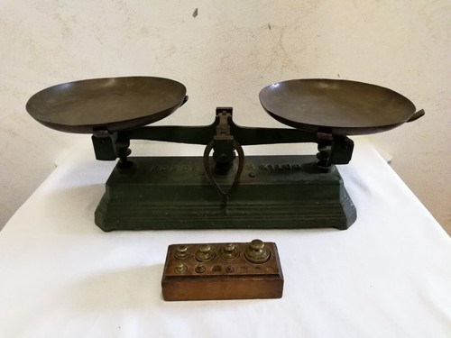 Ancienne balance roberval avec - ancienne,