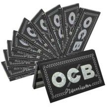 Lot of OCB Sheets Double PREMIUM Paper Rolling Sheet Black Original
