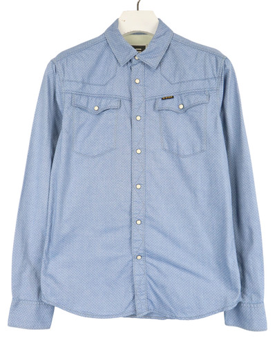 Star chemise homme - bleu, à