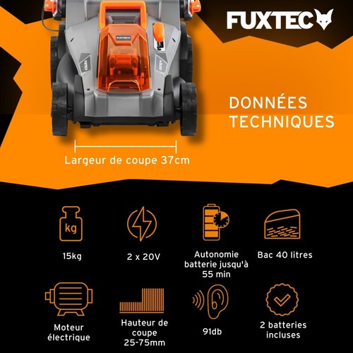Fuxtec e2rm37 tondeuse - fuxtec,
