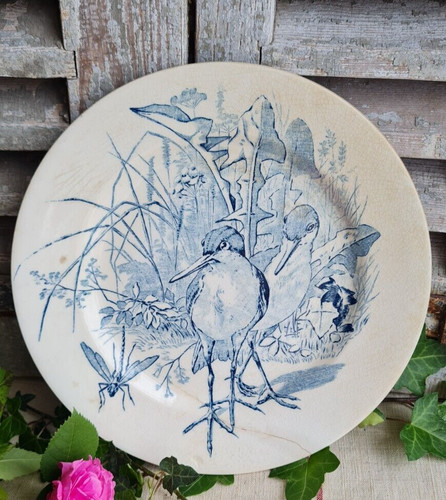 Ancienne assiette terre fer - assiette,