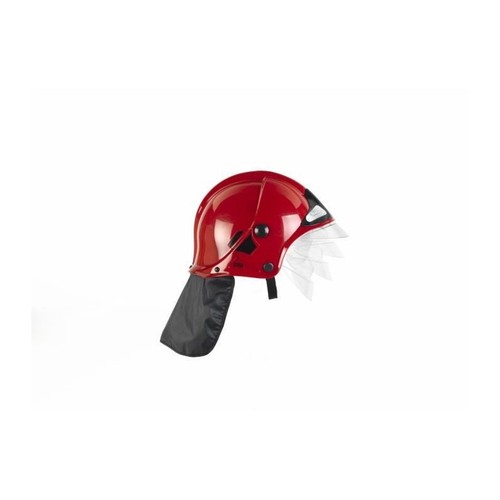 Casque pompier rouge - casque,