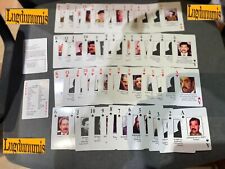 Jeux de Cartes les 52 Personnes les plus Recherchées 52 Most Wanted Sadam Hussei