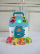 11⚜Jouet Smoby Maison Tri Des Formes Électronique Cotoons Bleue Lumineux Complet