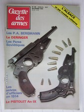 GAZETTE des ARMES N° 135 /P.A. BERGMANN/ DERINGER Philadelphia/ pistolet an IX/