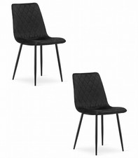 Fauteuil TURIN - velours noir