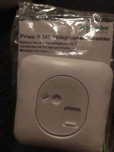 Prise rj45 téléphone réseau - prise,