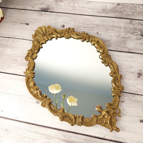 Miroir vintage allongé style