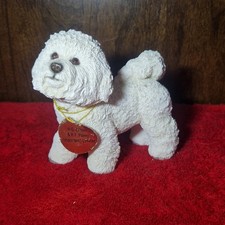 Leonardo Collection Bichon Frisé Dog Figurine with Original Tag