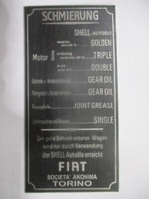 Panneau Type Fiat Bouclier