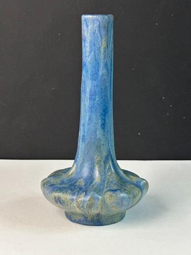 Vase bleu art déco - , grès