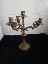 bougeoir alliage patine bonze