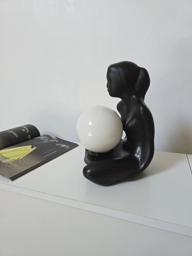 Lampe vintage céramique - lampe,