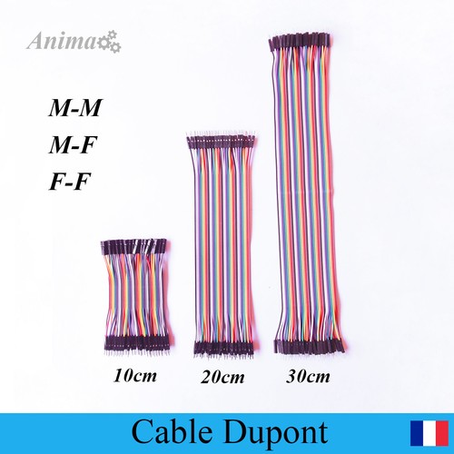 Câble dupont 30cm - câble,