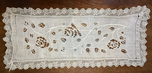 Dentelle ancienne broderie - dentelle,