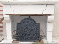 Cheminée style campagnarde en