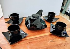 Teapot and cup set with saucer model Kyoto from Chez Montgolfier