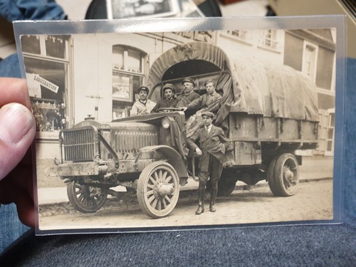 Cpa carte postal photo - photo, vitrine