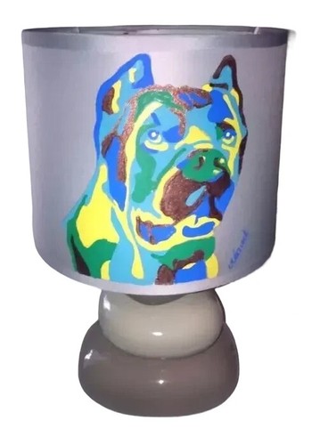 Lampe chevet chien cane corso - chevet,