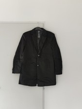 Manteau long noir homme