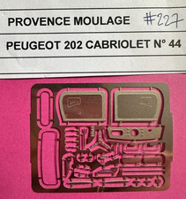 #227 - Photodecoupe pour PEUGEOT 202 Cabriolet N°44  Provence Moulage