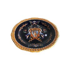 assiette plate  ronde Gien décor renaissance