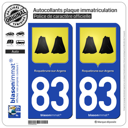Blasonimmats plaque auto - 2,