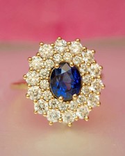 Bague de mariage ovale 3,85 ct