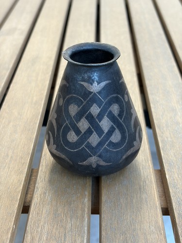 Vase indo persan dinanderie - vase,