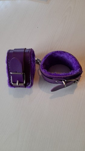 Menottes handcuffs cuir - handcuffs,