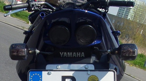 Led feu arrière noir yamaha - led,