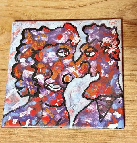 Peinture abstraite sur - , toile