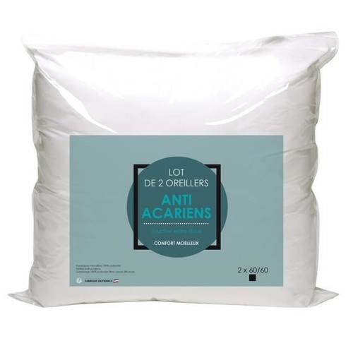 Lot oreillers microfibre - oreillers,